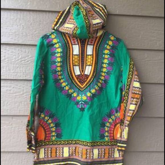 Womens ethnic hoodie Top, mini color, cotton, size S - Picture 5 of 9